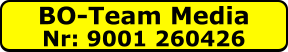 BO-Team Media Nr: 9001 260426