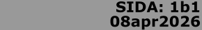SIDA: 1b1 08apr2026